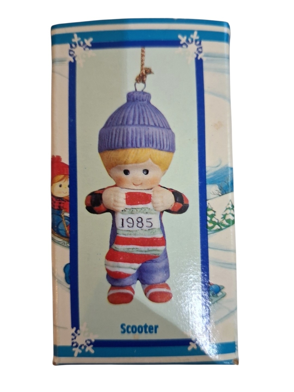 Vintage 1985 Scooter Ornament